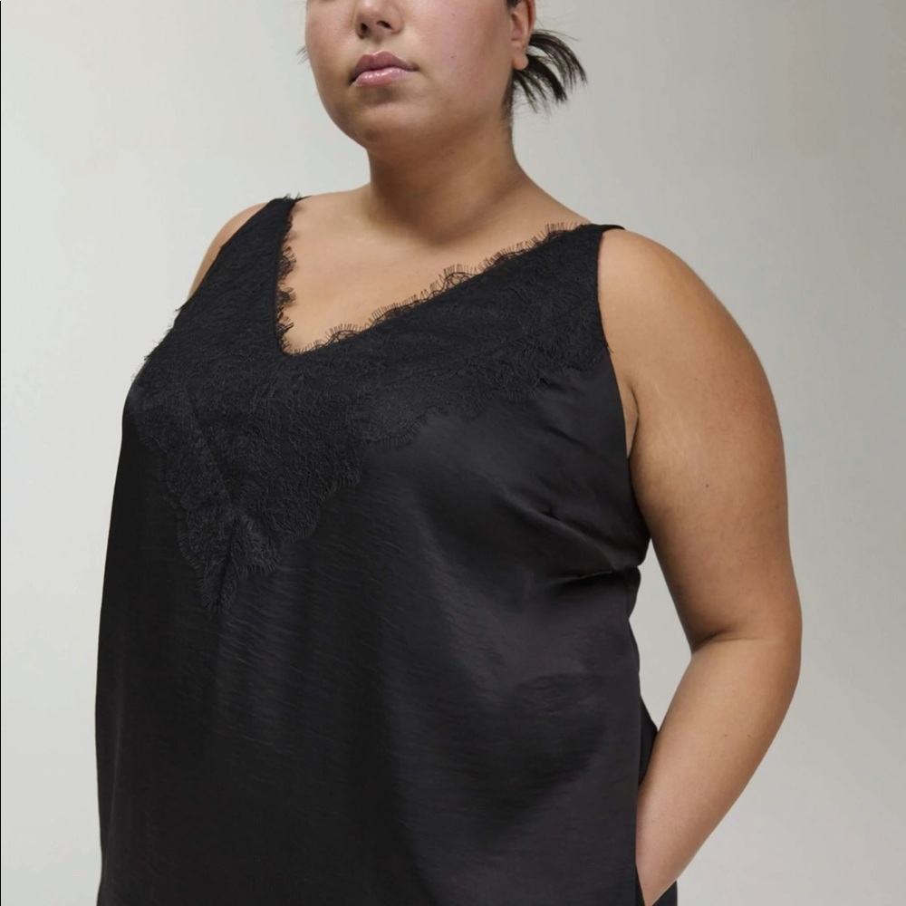 NWT Universal Standard Lace Satin Slip cami Dress sz 10-12